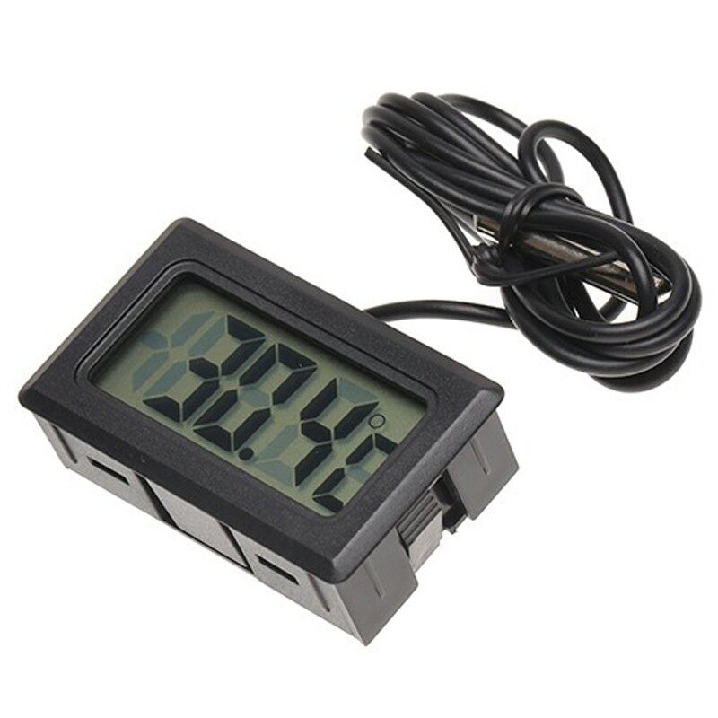LCD Display Digital Water Cooling Thermometer Pointer Temperature Indicator 5V-24V Cooling for pc Thermometer Yencoly Thermometer