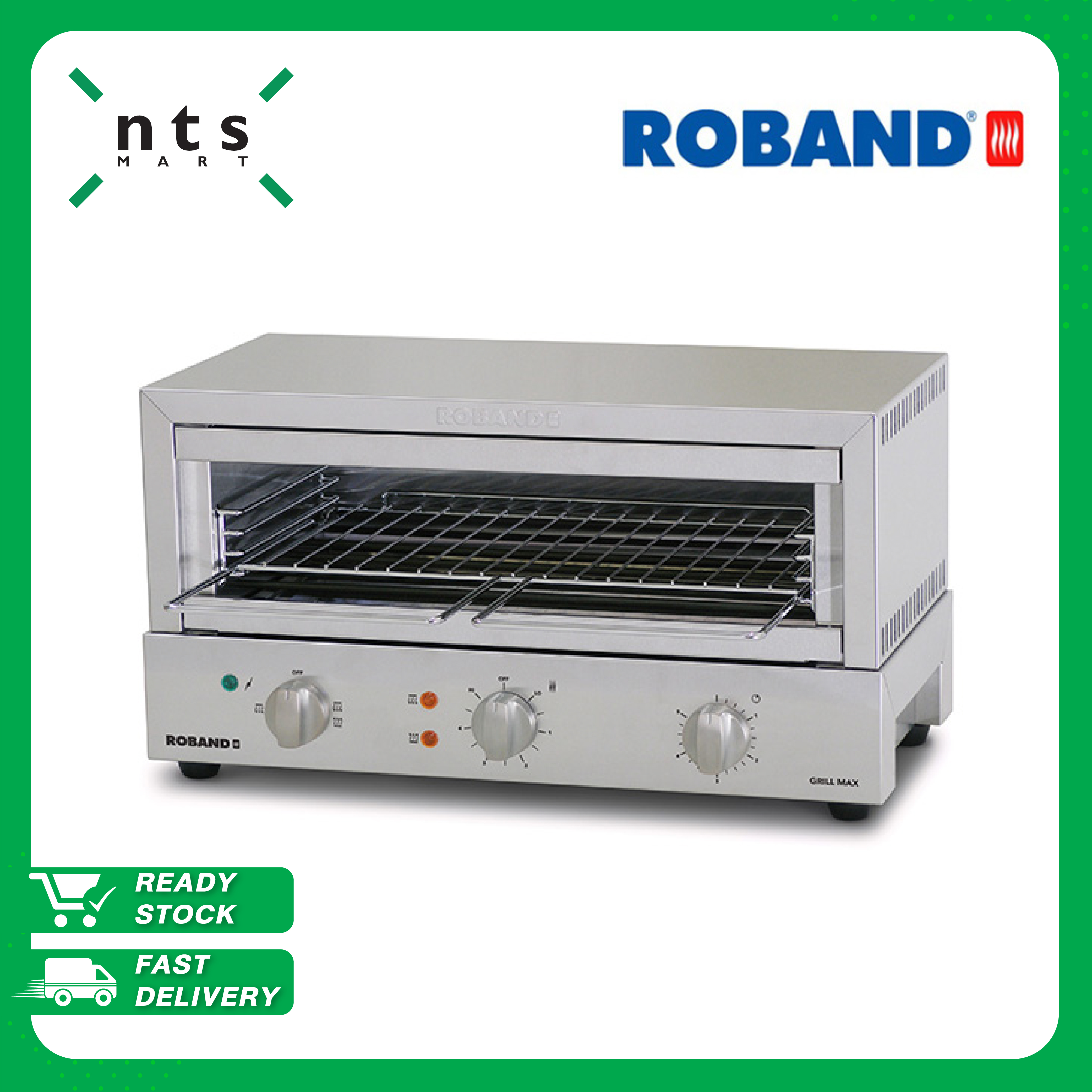 Roband GMX810 Grill Max Toaster - 8 Slice