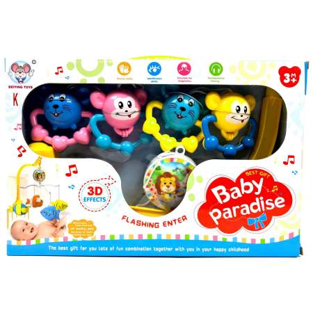 โมบาย รูปตุ๊กตา 4 ก้าน เพื่อพัฒนาการที่ดีของคุณหนูๆ