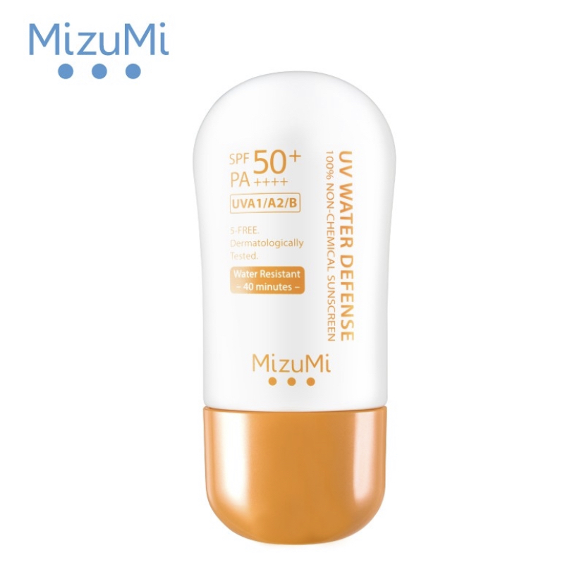 ตรีมกันแดด MizuMi UV Water Defense SPF50+ PA++++ 30g สำหรับกิจกรรมกลางแจ้ง