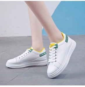สินค้า 48Hใหม่นักเรียนขนาดเล็กรองเท้าสีขาวรองเท้าส้นเตี้ยรองเท้าผู้หญิง
