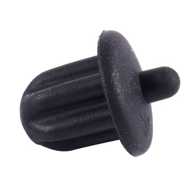 30X Black Rubber 6.35mm Audio Jack PC DVD Microphone Socket Dust Cover