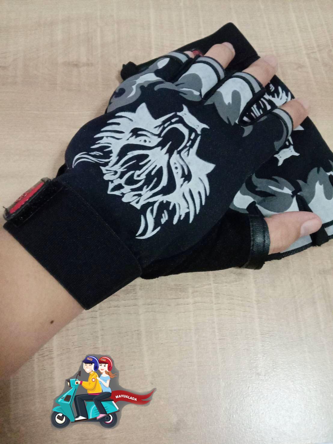 ถุงมือขับมอเตอร์ไซค์ ถุงมือนักบิด ถุงมือปั่นจักรยาน