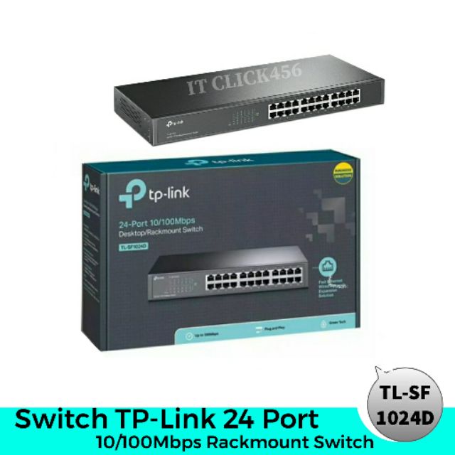Switch TP-Link 24 Port 10/100Mbps RackmountSwitch (TL-SF1024D)