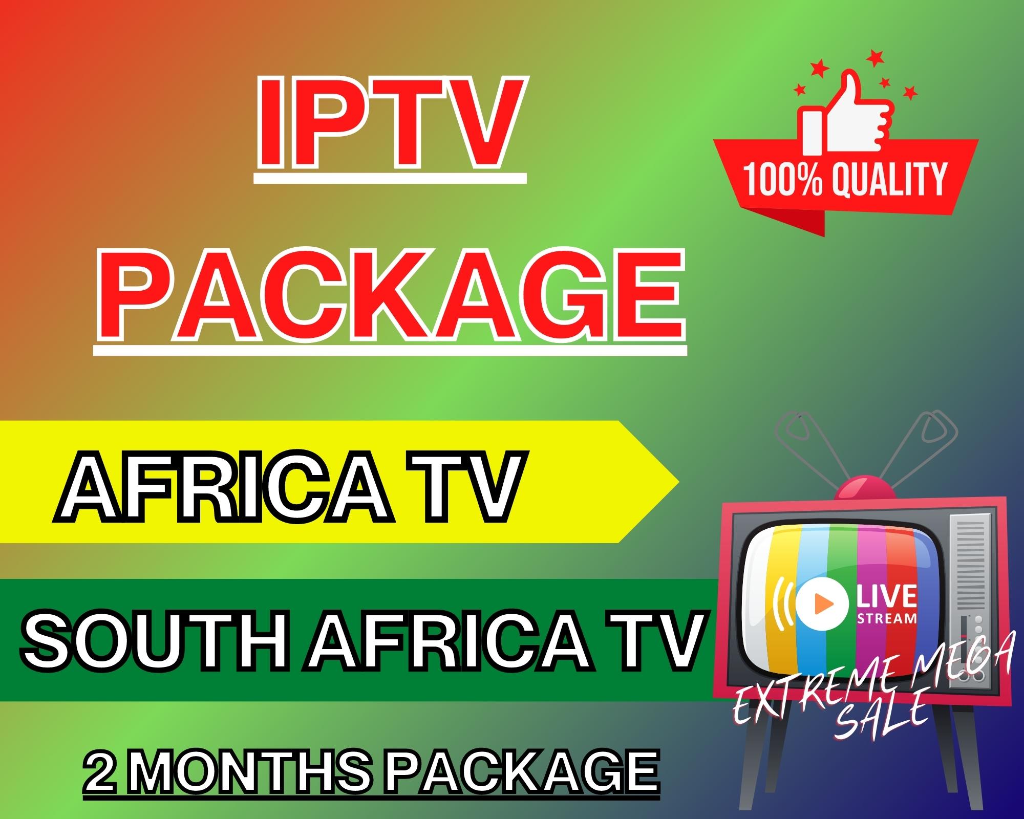 IPTV แพ็คเกจทีวี 2 เดือน , รับชมทีวีออนไลน์ AFRICA, SOUTH AFRICA TV