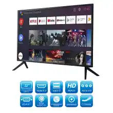 ภาพขนาดย่อของภาพหน้าปกสินค้าWEYON Smart TV ทีวี 32 นิ้ว โทรทัศน์ สมาร์ททีวี LED Wifi FULL HD Android TV ราคาถูกทีวี จอแบนสามารถรับชม YouTube/Internet ได้โดยตรง สามารถเชื่อมต่อกับอินเทอร์เน็ต จากร้าน WEYON GL บน Lazada ภาพที่ 2