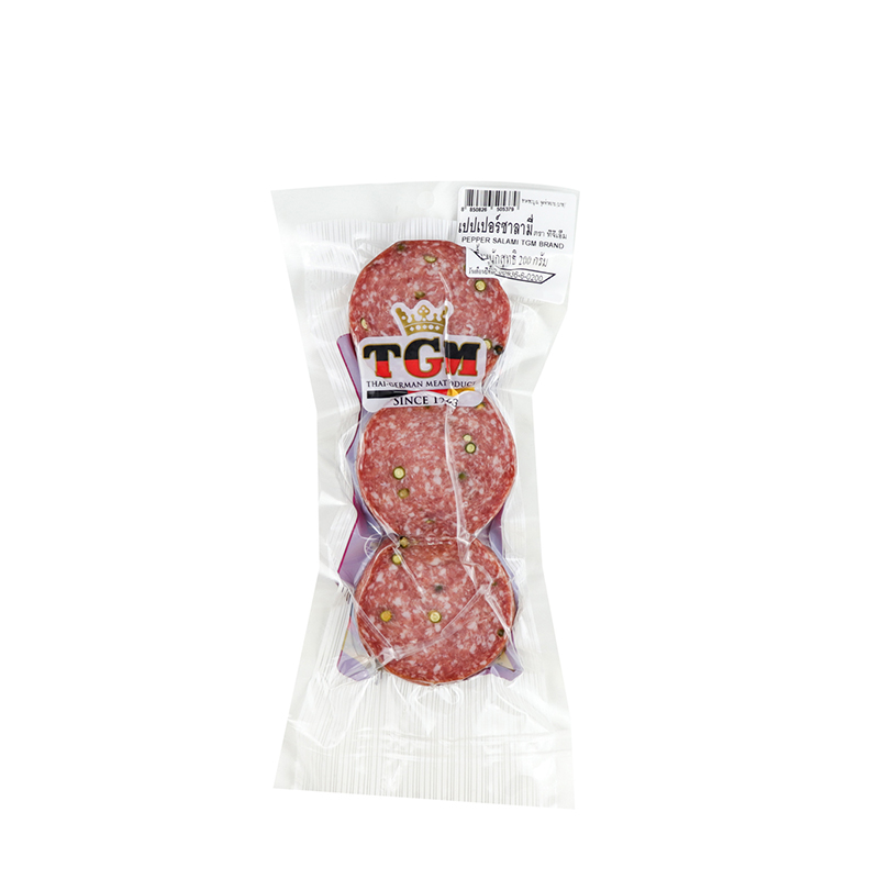 ทีจีเอ็ม เปปเปอร์ซาลามี่ 200 กรัม/TGM Pepper Salami 200 grams