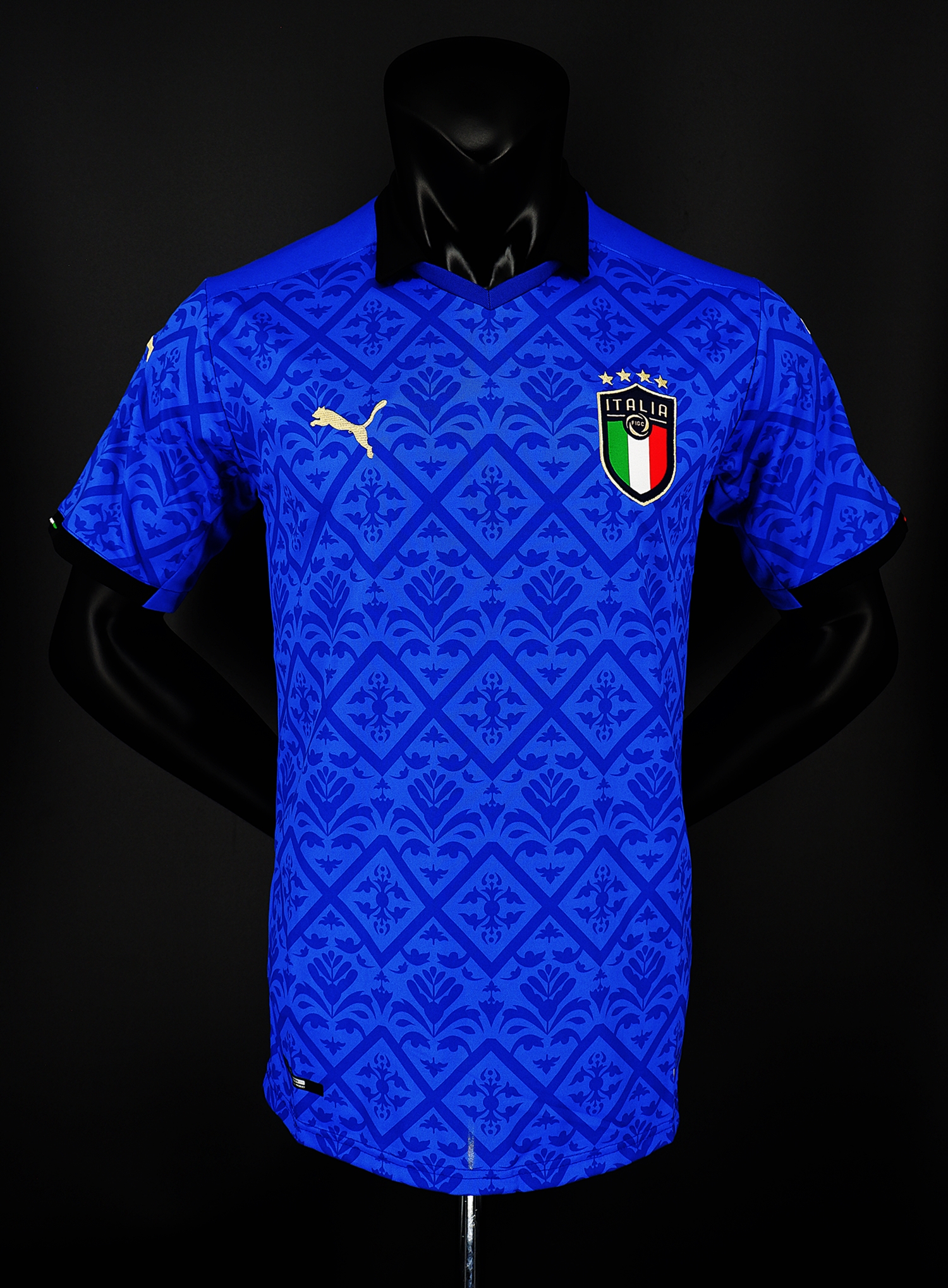 เสื้อฟุตบอลยูโร อิตาลีชุดเหย้า ปี2020/21 Official Italy Home 2020/21 ภาพถ่ายจากของจริง) Top Thai Quality football soccer jerseys shirts AAA