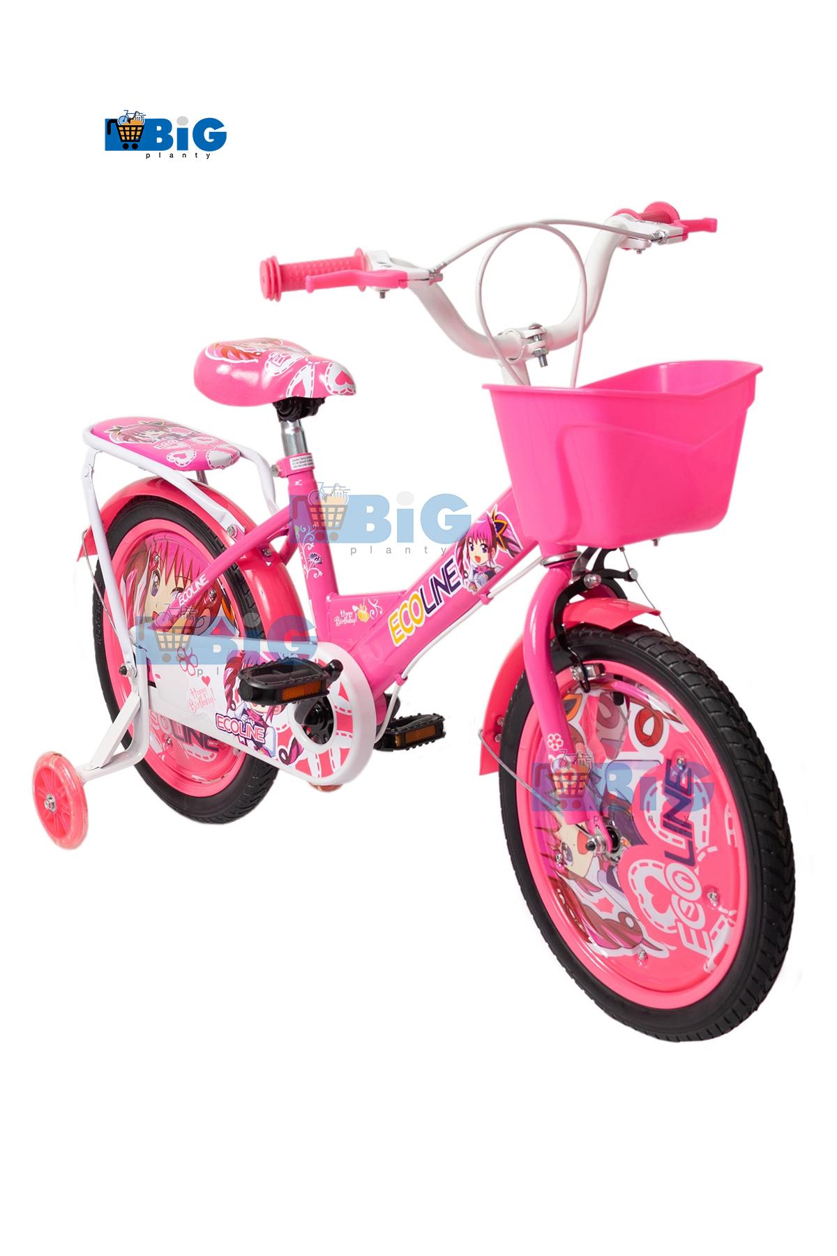 BigPlantyจักรยานเด็กน้องรัก No.2000 สีชมพู 16 นิ้ว