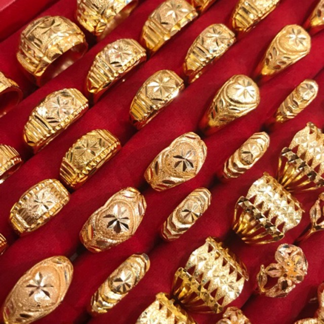 แหวนทองชุบแบบที่ 21-40 แบบเยอะถึง 58 แบบราคา 90 บาท ทองไมครอน ทองเคลือบ ทองปลอม ทองเหมือนแท้