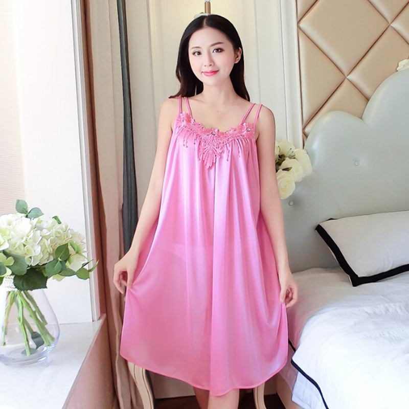Blossom váy ngủ nữ yech quần áo ngủ quần áo ngủ dài váy ngủ bộ đồ ngủ váy ngủ