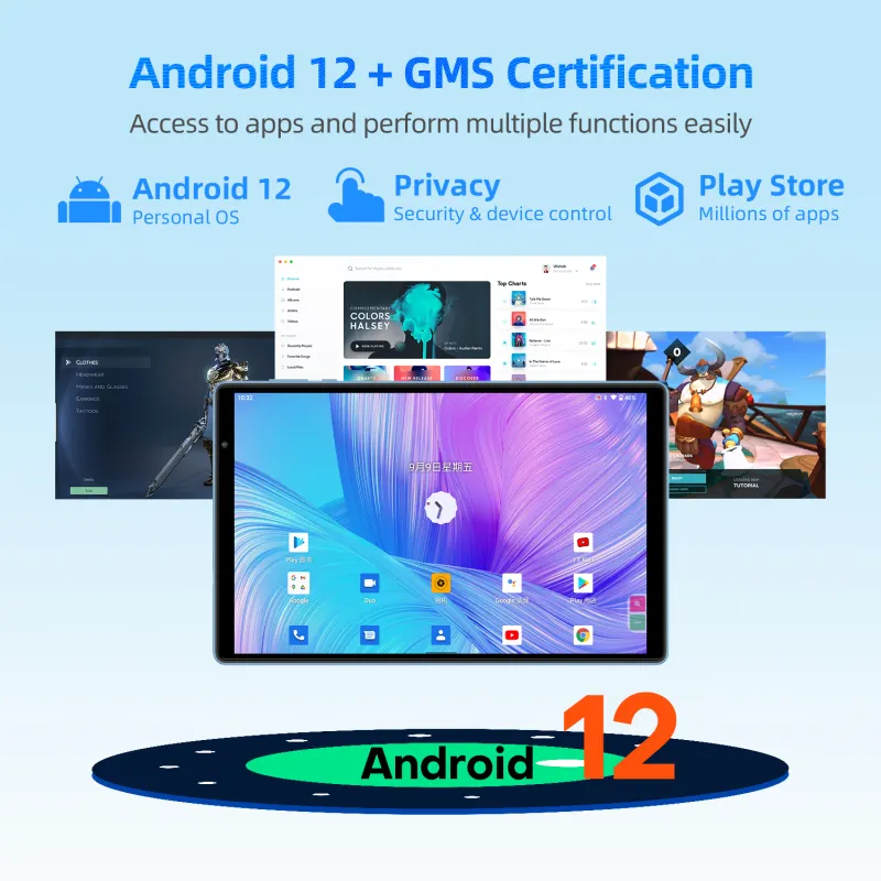 ภาพสินค้ารับประกัน1ปี แท็บเล็ต Teclast P25T 4/64GB แท็บแล็ตของแท้ tablet Android 12 OS 10.1 นิ้ว IPS WiFi GPS Bluetooth แบตเตอรี่5000mAh รองรับภาษาไทย Zoom/Google classroom จากร้าน Teclast Official Store บน Lazada ภาพที่ 5