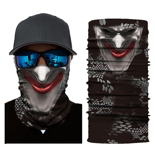 3D Seamless Magic Scarf Cycling Balaclava Head Scarves Headband Neck Face Motorcycle Bandanas men and women snood shield