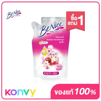 BeNice Shower Cream Mystic White 400ml (Refill)