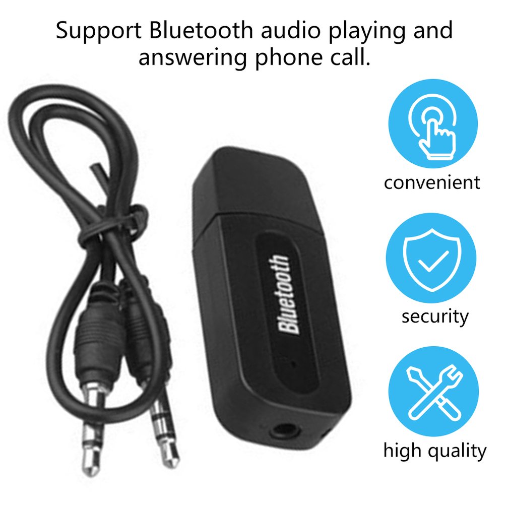 * สินค้าพร้อมส่ง * Bluetooth Music BT-360 USB Bluetooth Audio Music Wireless Receiver Adapter 3.5mm Stereo Audio