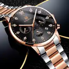 ภาพขนาดย่อของภาพหน้าปกสินค้า2023นาฬิกาข้อมือผู้ชาย นาฬิกาข้อมือเข็ม นาฬิกาหรู นาฬิกาที่เรียบง่าย นาฬิกาข้อมือกันน้ํา 100 นาฬิกา ปฏิทิน นาฬิกาแฟชั่น นาฬิกาสแตนเลสwatch จากร้าน ไทย จิ๋ม บน Lazada