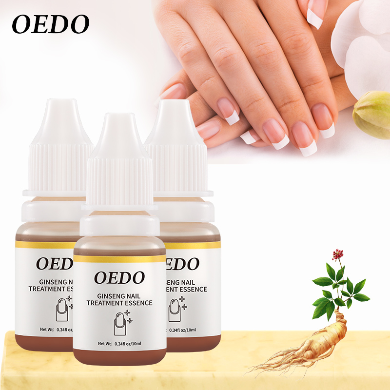 OEDO 3pcs FDA น้ำมันบำรุงเล็บ ต้านเชื้อแบคทีเรีย เซรั่มรักษาเล็บ เซรั่ม