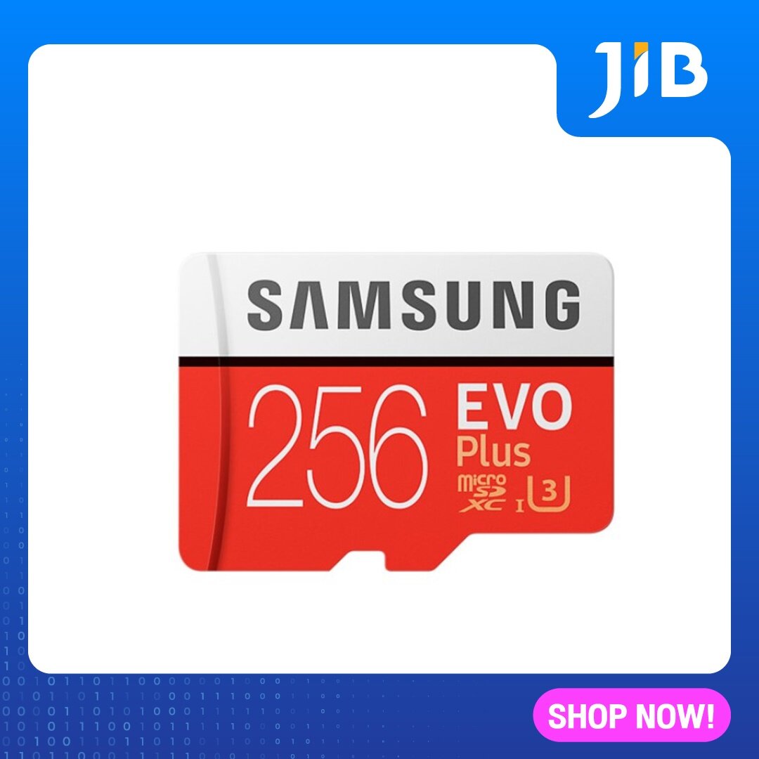 256 GB MICRO SD CARD (ไมโครเอสดีการ์ด) SAMSUNG EVO PLUS CLASS 10 (MC256GA/APC)