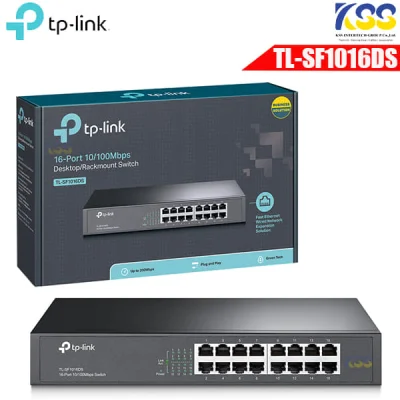 Switch TP-Link TL-SF1016DS 16-Port 10/100Mbps Desktop/Rackmount