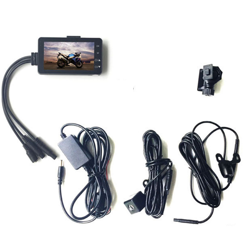 Motorcycle Adb Camera 720P Motorbike Dash Cam Night Version 3” LCD Motorbike Recorder ...