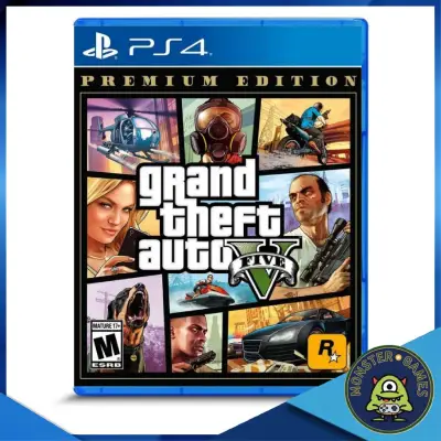 GTA V Ps4 Premium Edition แผ่นแท้มือ1 !!!!! (Ps4 games)(Ps4 game)(เกมส์ Ps.4)(แผ่นเกมส์Ps4)(Grand theft auto V Ps4)(GTA 5 Ps4)