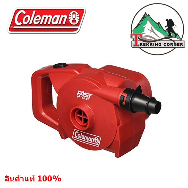 COLEMAN เครื่องปั้มลม ใส่ถ่าน 4D Quick Pump Lazada.co.th