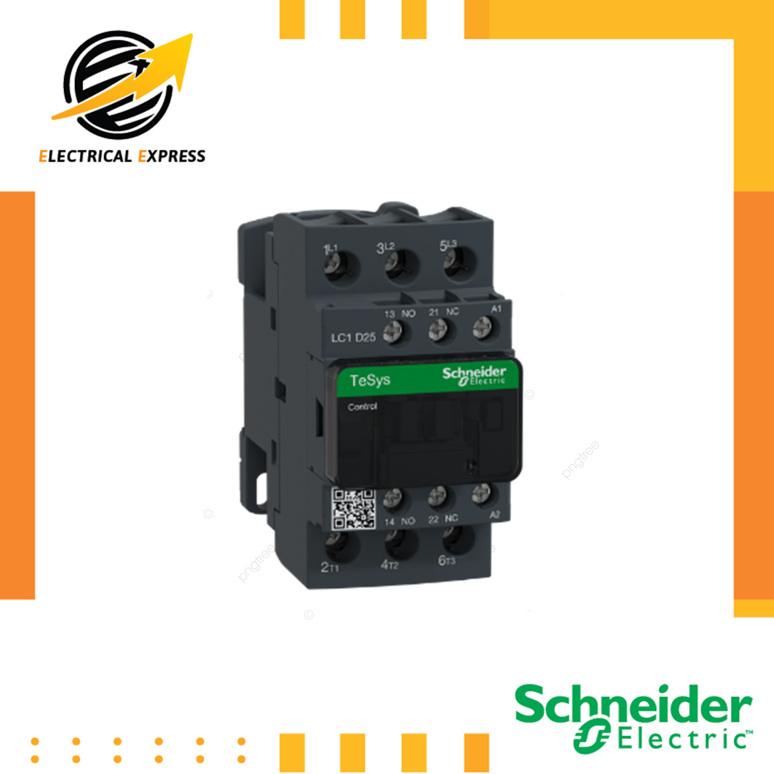 LC1D25M7 / Schneider / แมกเนติก / Magnetic Contactor / LC1D / 3P 25A ...