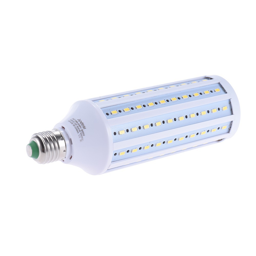 ▼❦  E27 60W 5500K Photography Studio LED Video Light Daylight Corn Lamp Bulb