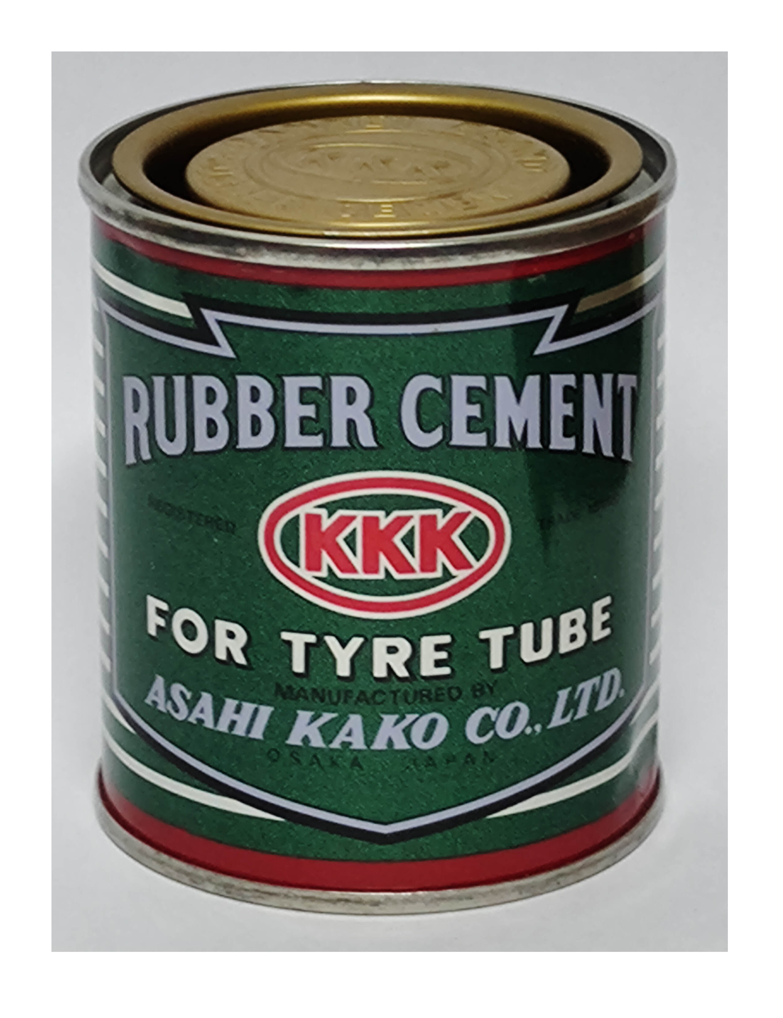 กาวปะยาง กาวยาง 3K กาว3เค KKK RUBBER CEMENT FOR TYRE TUBE size 80 g (1,3,6 กระป๋อง)