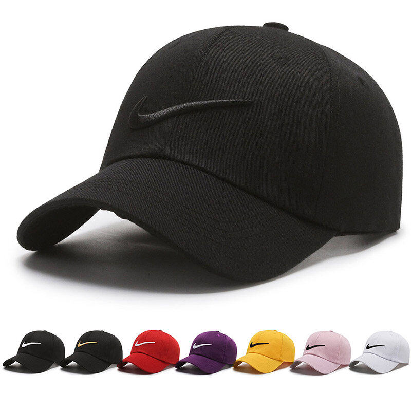 หมวกแก๊ปเบสบอล ปัก √ (มี 5 สี) หมวกแก๊ป หมวกกันแดด หมวกกีฬา