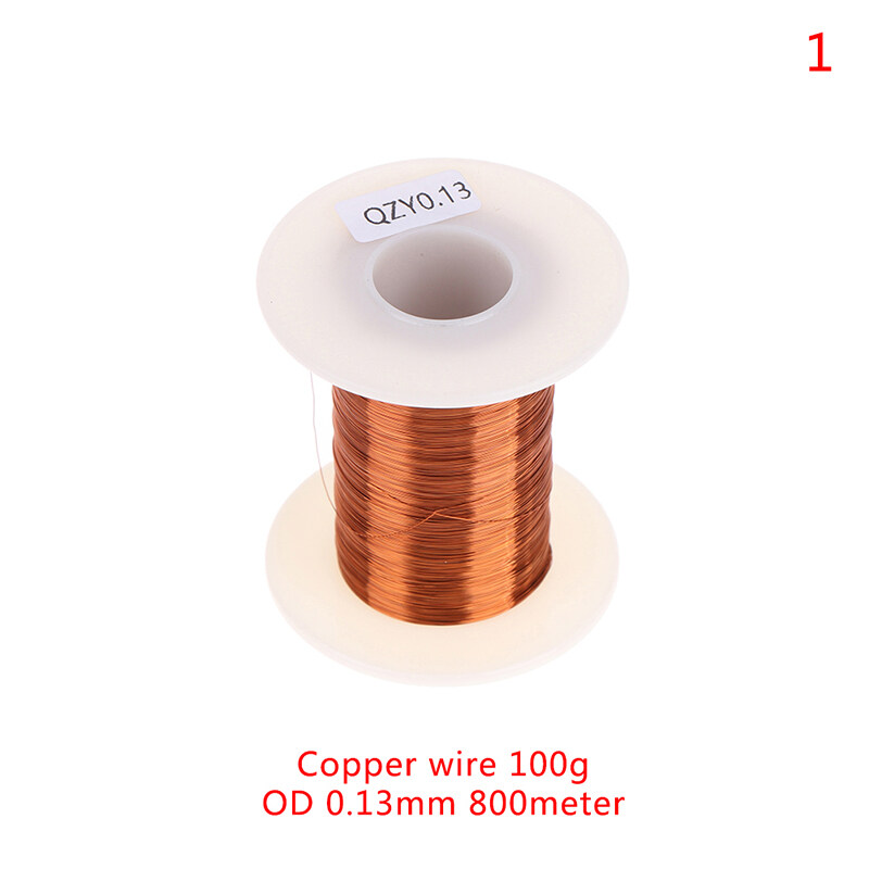 Size : 0.9mm 10meter Without brand 1pc 50m 20/15/10/5m Copper Wire Enameled Copper Wire Magnetic Coil Motor Coil Transformer Inductor Wire Repair Winding DIY 
