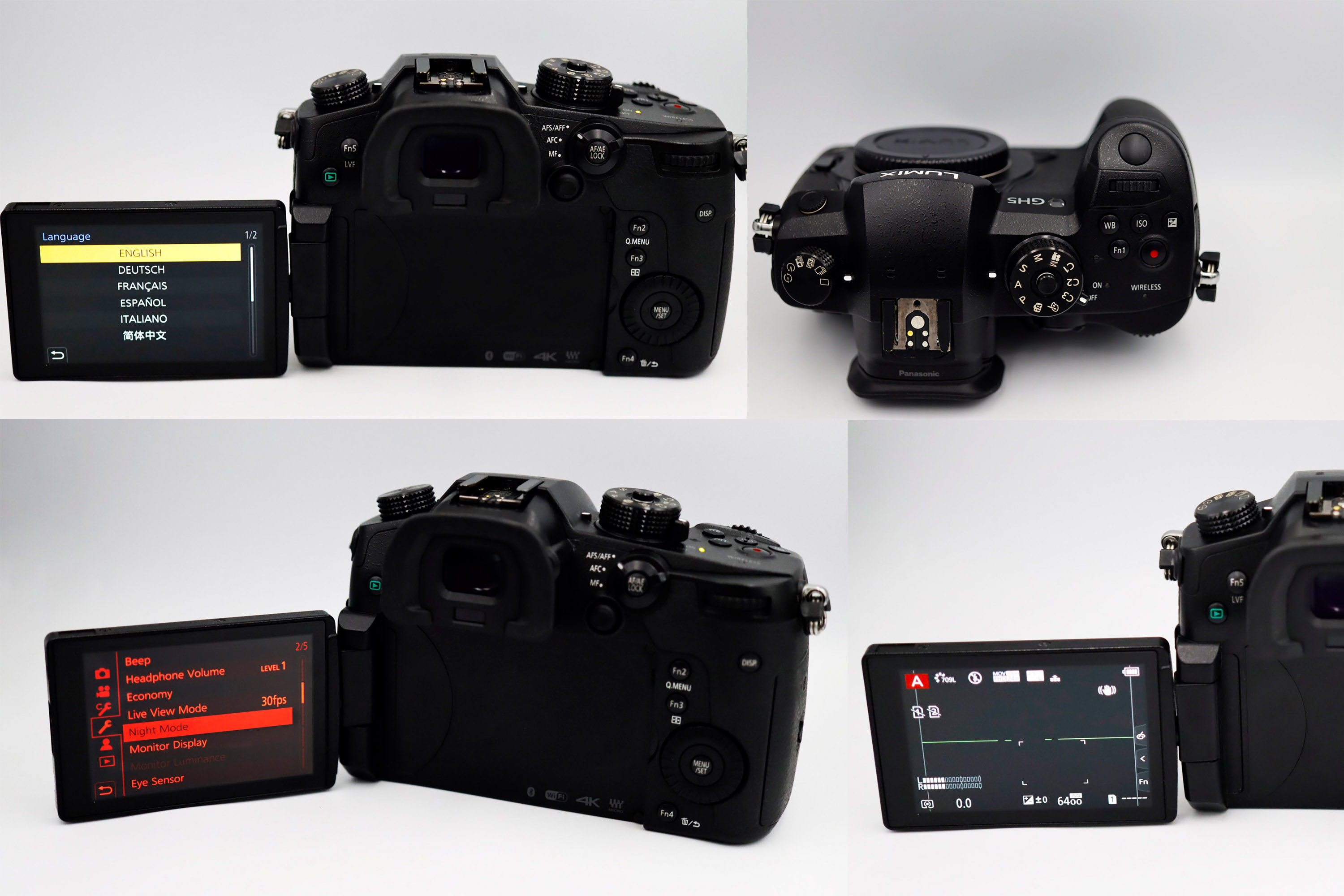 Panasonic Lumix GH5 Professional 4K 6K Splash/Dust/Freezeproof Rugged ...