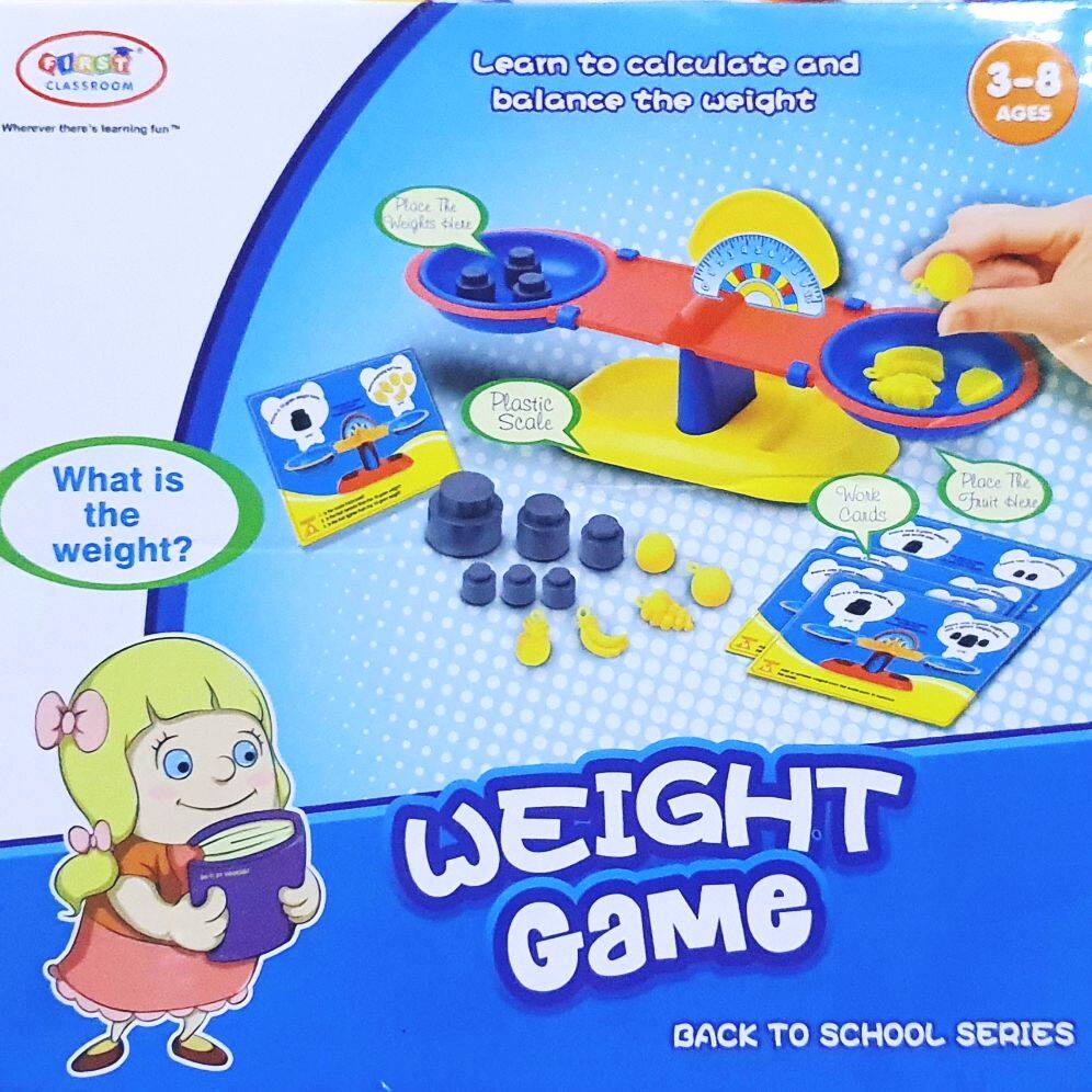 T.P. TOYS CLASSROOM WEIGHT GAME Series (น้ำเงิน) เกมส์ชั่งน้ำหนัก ฝึกทักษะและการเรียนรู้