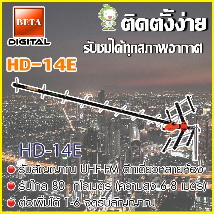 เสาอากาศดิจิตอลทีวี BETA UHF รุ่น HD-14E