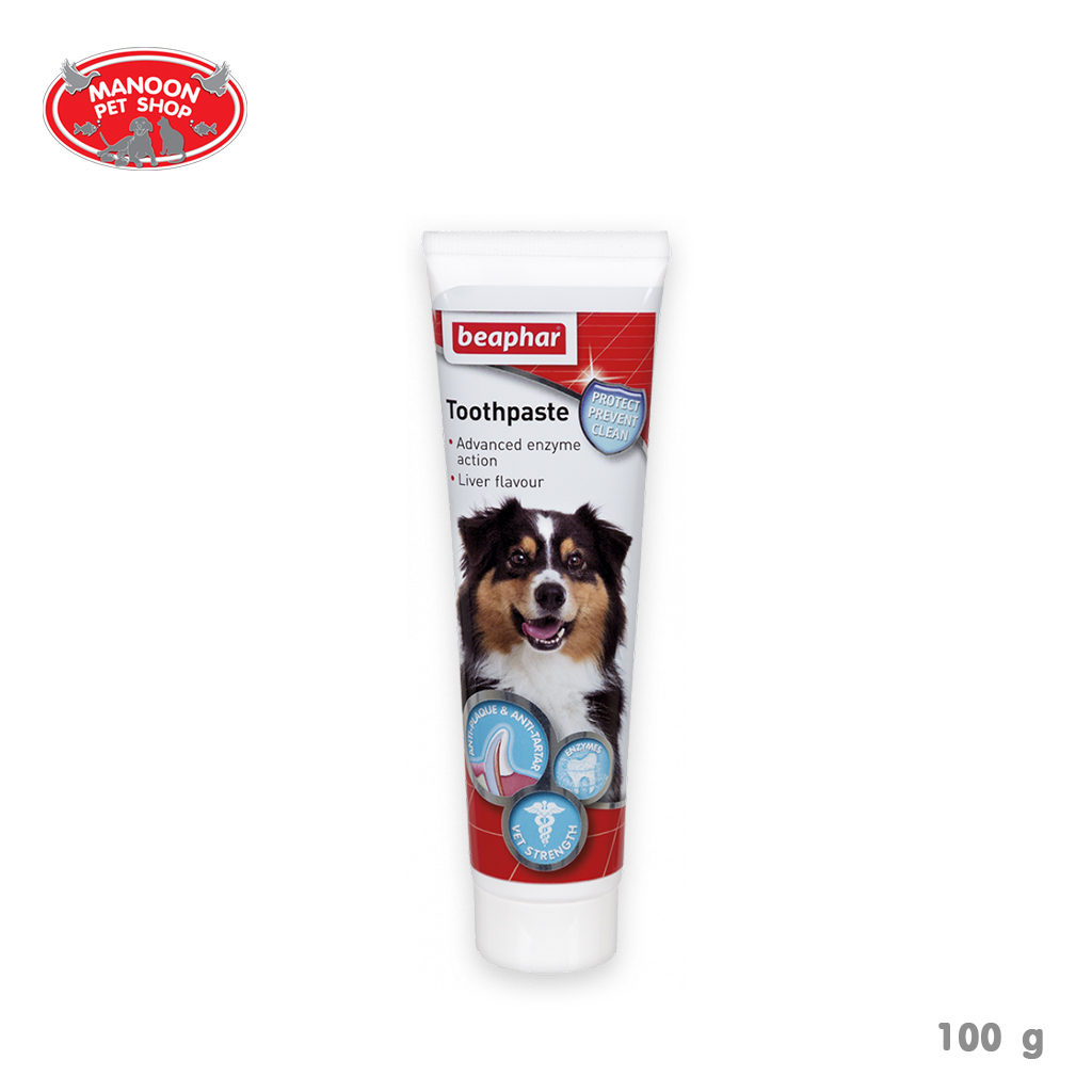[MANOON] Beapher Toothbrush&Toothpaste 100g  ยาสีฟันสำหรับสุนัข+แปรงสีฟัน