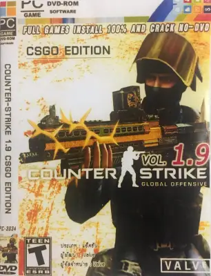 แผ่นเกมส์ PC Counter-Strike 1.9 Csgo Edition