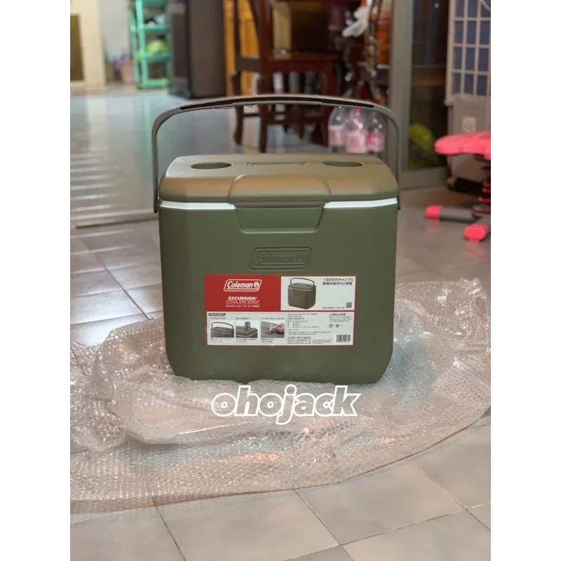 KIK กระติกน้ำแข็ง   Coleman Stomp excursion cooler 28 Qt สีOlive  กระติกน้ำ  ถังน้ำแข็ง