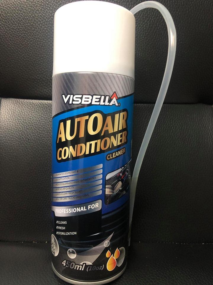 แนะนำ VISBELLA AIR CONDITIONER สเปย์โฟม สเปรย์ล้างคอยล์แอร์รถยนต์ โฟม