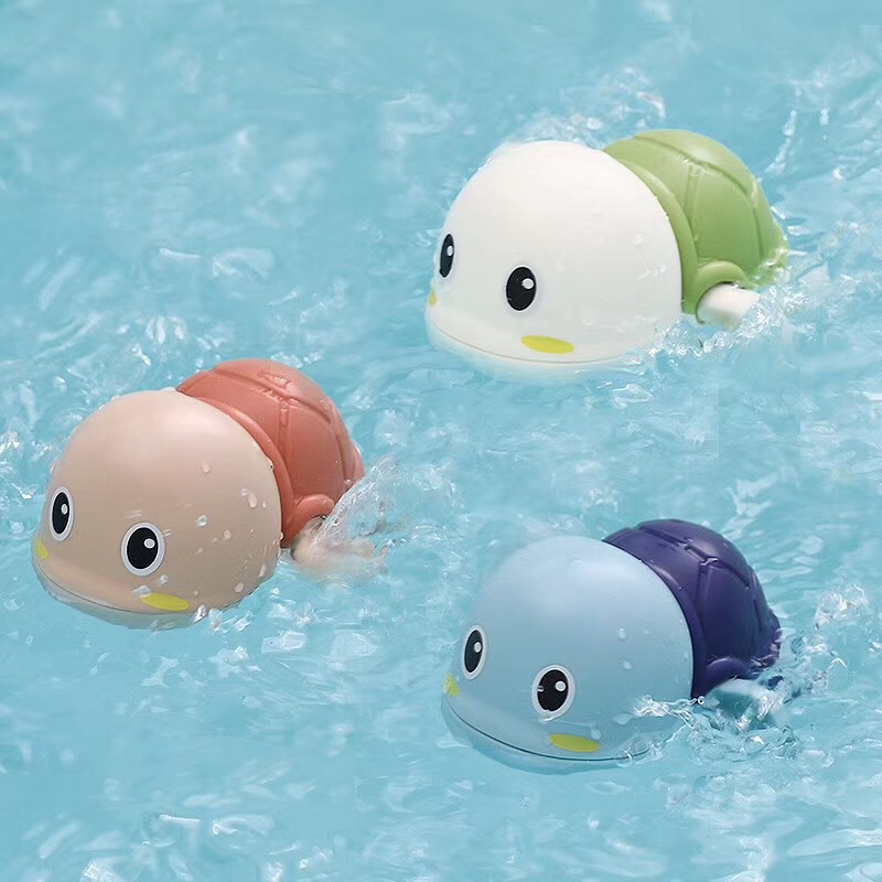 ของเล่นว่ายน้ํา ของเล่นเต่าทารก สำหรับอาบน้ำ ของเล่นว่ายน้ํา ของเล่นเต่าว่ายน้ําสําหรับเด็ก ลานเล่นน้ำของเล่น ของเล่นเต่าไขลานว่ายน้ำ Bath Toy Kissmee