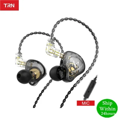 ✉Trn Mt1 Dynamic Hifi In Ear Earphone Dj Monitor Earphones Earbud Sport Noise Cancelling Headset Kz Edx Zstx Zsn Pro M10 Ta1 St1
