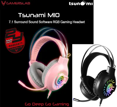 Surround Sound RGB Software Gaming Headset