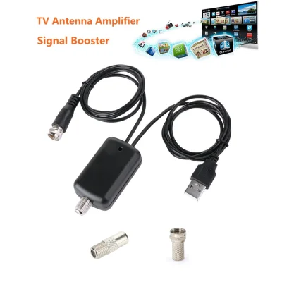 HDTV Antenna Amplifier Signal Booster High Gain Low Noise for TV HDTV Antenna with USB Power Supply