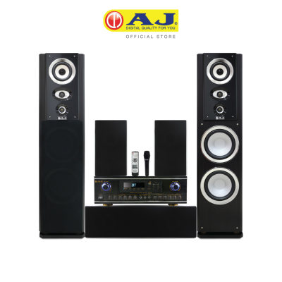 AJ รุ่น KHT-2004 SET MIC ชุดลำโพงโฮมเธียเตอร์ กำลังขับ 5000W เสียงเซอร์ราวด์รอบทิศทาง ให้พลังเสียงกระหึ่ม เบสแน่น