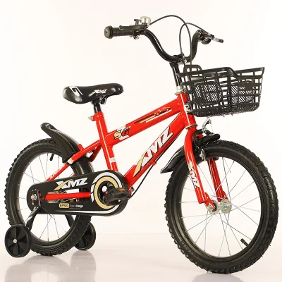 จักรยานเด็ก 16นิ้ว เหล็ก ยางเติมลม มีตะกร้า เหมาะกับเด็ก 3-6 ขวบ (S6)