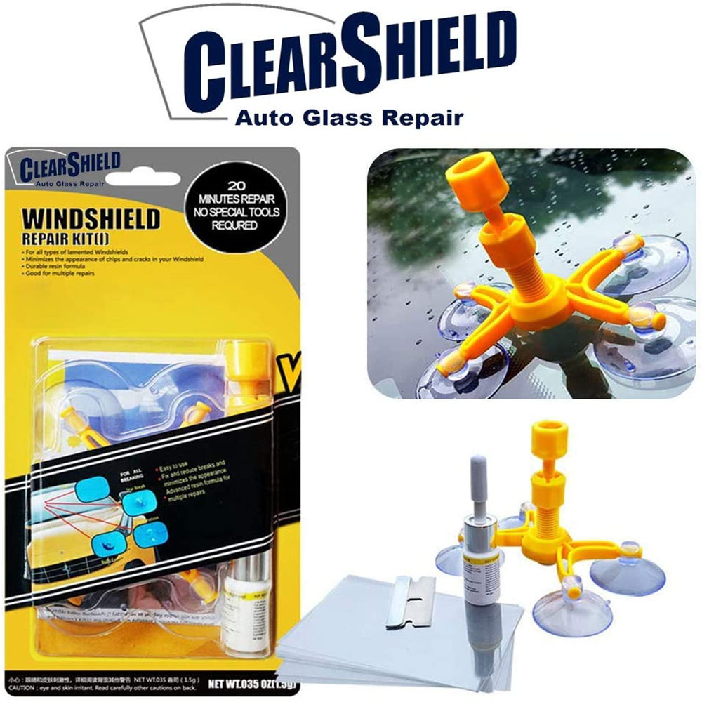 Car Body Repair Kit DIY Windshield Repair Kit - Quick Fix For Chips, Cracks & Star-Shaped Damage In Just 20 Minutes Windshield Repair Resin - Foto 7