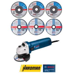 Bosch เครื่องเจียร 4 นิ้ว บ๊อช รุ่น GWS 060 แถมฟรี! ใบเจียร 4 นิ้ว 3 ใบ +ใบตัด 4 นิ้ว 3 ใบ มูลค่า 400 บาท