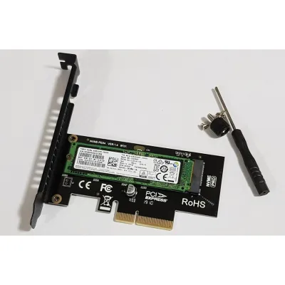 [พร้อมส่ง] การ์ดแปลง ADAPTER SSD M2 NVME TO PCI EXPRESS เร็วแรงมากๆ 40GB PER SEC
