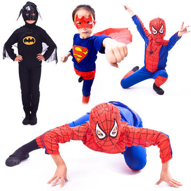 ใหม่ 2021 ฮาโลวีนเครื่องแต่งกายประสิทธิภาพเครื่องแต่งกายเด็กผู้ชายเด็ก Super เครื่องแต่งกายปาร์ตี้เครื่องแต่งกายฮาโลวีนชุดคอสเพลย์ค้างคาว Spider