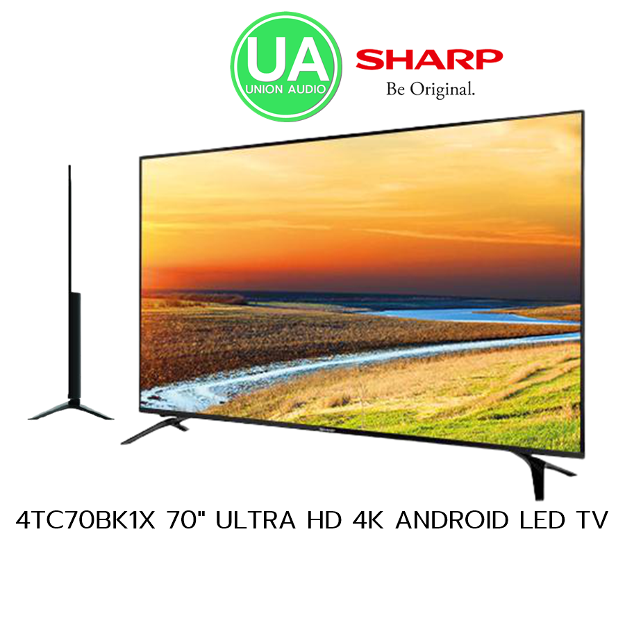 SHARP UHD 4K Smart Android TV แอลอีดีทีวี 70