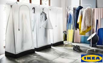IKEA VUKU ตู้เสื้อผ้า